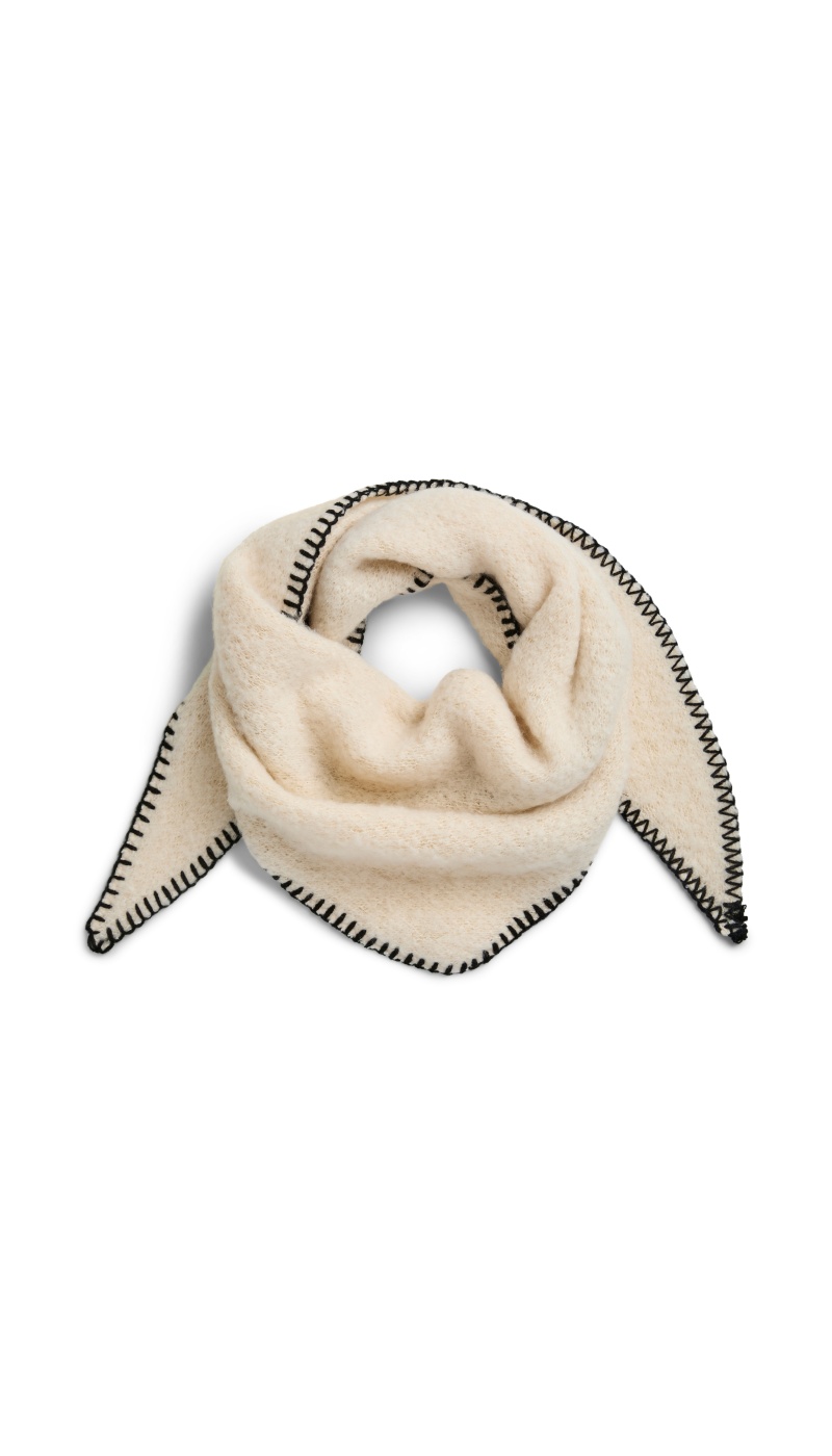 Echarpe Mini White Cap PCPYRON PIECES - 8 | ACCESSORI